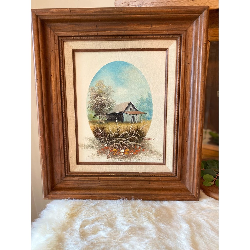 Vintage Original Signed Oil Painting - Authentication Included